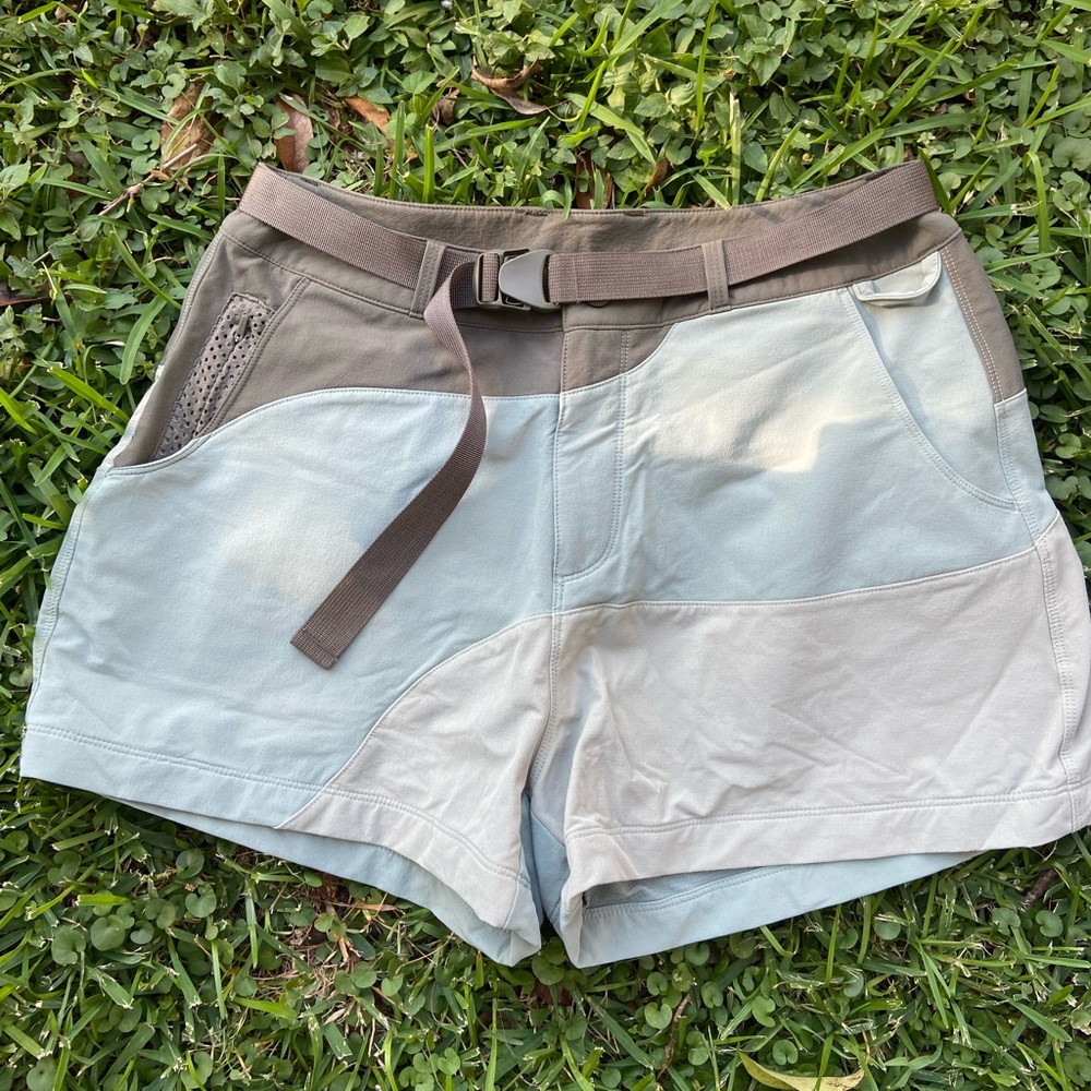 Outdoor Voices RecTrek Colorblock hiking shorts